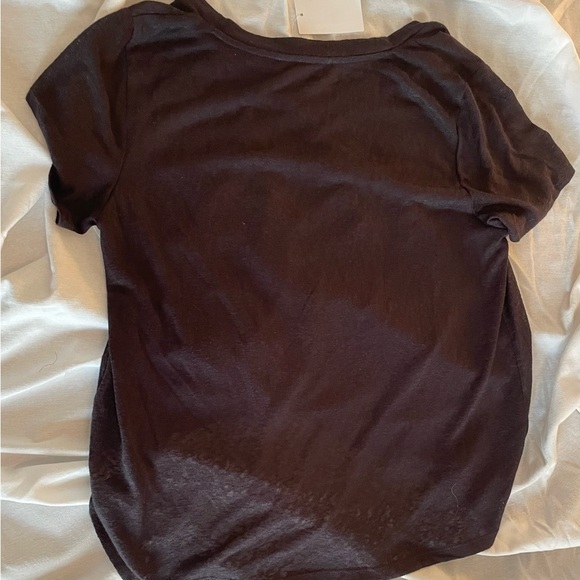 Caslon Black V-Neck Short Sleeve Tee - Picture 2 of 5